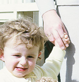Mum and Eleanor hands