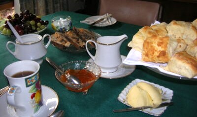 A wonderful Aunty Nancy afternoon tea served in February 2006 in Mornington!